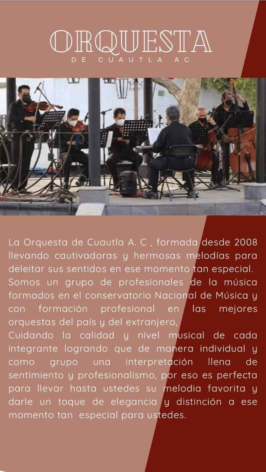 Historia de la Orquesta de Cámara de Cuautla